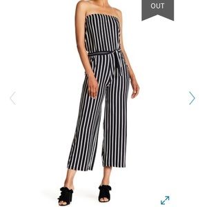 Strapless Stripe Jumpsuit